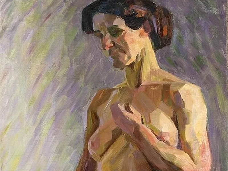 1874-Johanna Reincke - Donna nuda in piedi